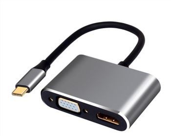 Hub de tipus C 2 en 1